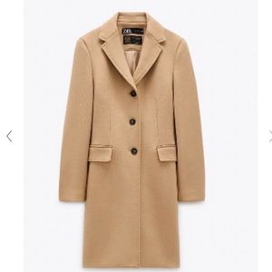 Zara Coat Tan Camel
